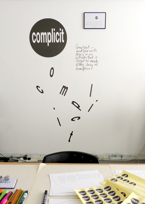 Philip Bradshaw, Installation view, complicit, Open Studio 2018